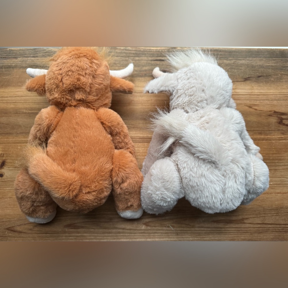 Lot of 2 Highland Cows Stuffed Animals - Picture 4 of 5